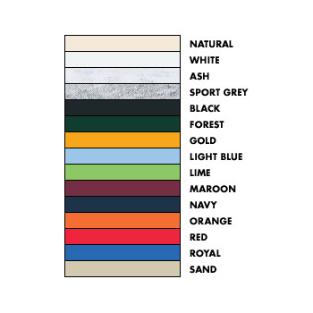 Gildan Ultra Cotton Color Chart