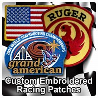Custom Embroidered Racing Patches