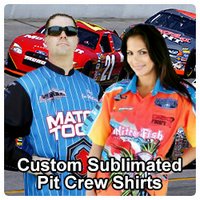 Sublimated Crew Shirts - Custom Designed