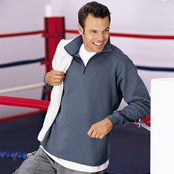 78001 Lee 50/50 Heavyweight Quarter-Zip Sweatshirt