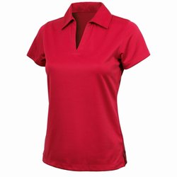 Charles River Apparel Womens Smooth Knit Solid Wicking Polo Style 2213