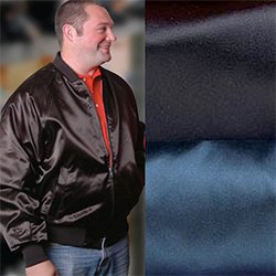 King Louie America Solid Satin Flannel Lined Jacket style 1480 at Stellar Apparel