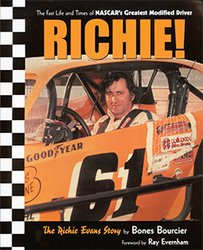 Richie Evans Book - Nascar Hall of Fame Inductee