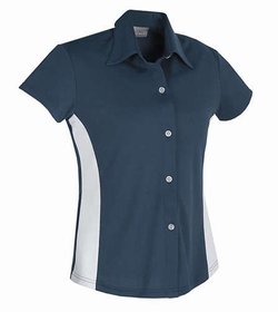 Boardroom Eco Apparel ladies' Eco-Lillith Full-Button Shirt at Stellar Apparel
