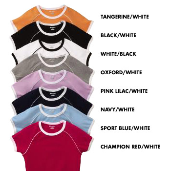 4761 Champion Ladies  Ringer Tee