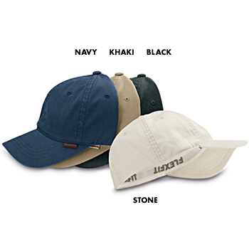 5002 Yupoong Six Panel Low Profile Garment Washed V-Flexfit Cap.