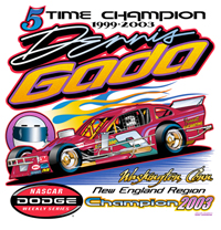 nascar modified artwork, modified designs, dennis gada