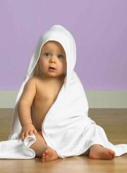 1007 Rabbit Skins Hooded Towel Washcloth Set
