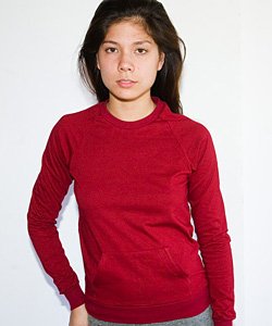 2322 American Apparel Fine Jersey Long Sleeve Sport Raglan