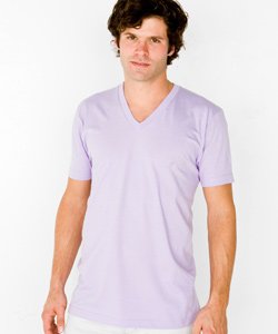 2456org American Apparel Organic Fine Jersey Shortsleeve V-Neck