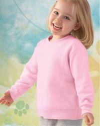 3317 50/50 Toddler Crew Neck Sweatshirt by Rabbit Skins