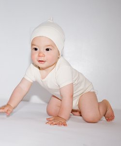 4009org American Apparel Organic Infant Baby Rib Hat