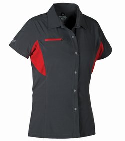 Boardroom Eco Apparel ladies Race Full-Button Shirt at Stellar Apparel