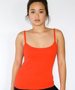 4311 American Apparel Baby Rib Spaghetti Tank