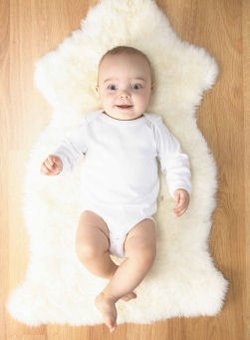 4411 Rabbit Skins Infant LS Creeper