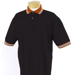 Jerzees Racing Pique Polo Shirt, Racing Checkered Stripe Polo, Team Apparel