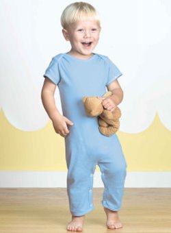 4703 Rabbit Skins Infant Interlock Romper