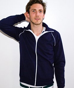 5455 American Apparel California Fleece Track Jacket