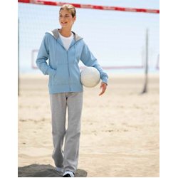 Buy the Champion Ladies' Double Dry Fleece Zip Hood at Stellar Apparel