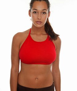 7381 American Apparel Interlock Halter Top