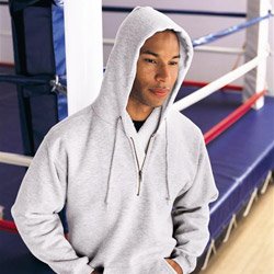 83053 Lee 50/50 Heavyweight Hooded Quarter-Zip Sweatshirt