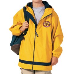 Charles River Apparel Children's New Engander Rain Jacket at Stellar Apparel