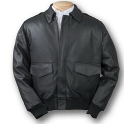 Burk's Bay Black A-1 Bomber Jacket style 1080