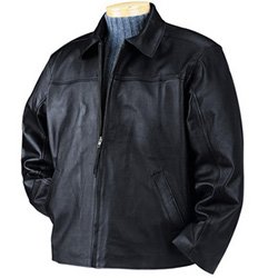 Burk's Bay Black Napa Driving Jacket style 8000 at Stellar Apparel