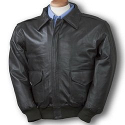 Burk's Bay Black/Brown Lamb Bomber Jacket at Stellar Apparel