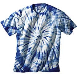 C1976 Authentic Pigment Starburst Tie Dyed Tee