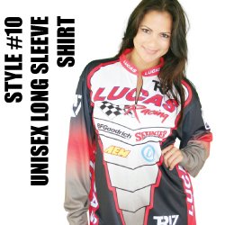 Sublimated Long Sleeve look great at any competition, get yours at Stellar Apparel