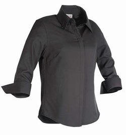 Boardroom Eco Apparel Ladies Eco Farah Full Button Shirt at Stellar Apparel