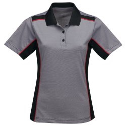 Tri-Mountain Lady Accolade Racing Polo style KL340 at Stellar Apparel