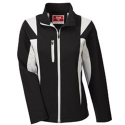 Team 365 Ladies' Icon Colorblock Soft Shell Jacket - TT82w here at Stellar Apparel