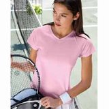 CW23-CHAMPION-LADIES-WICKING-V-NECK-TEE